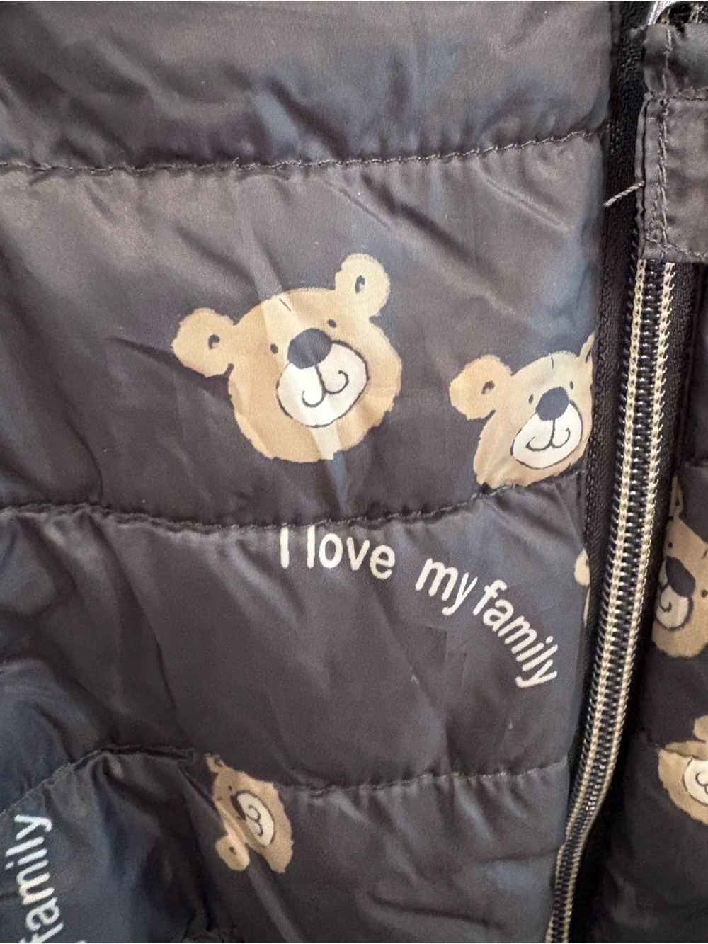🐻 GEORGE TODDLER PUFFER VEST - Picture 3 of 5